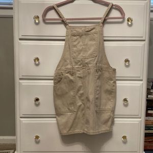 Forever 21 Khaki Overall Dress